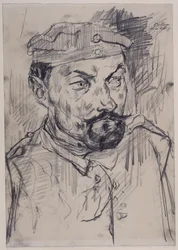 Ernst Pflanz, membre de la Garde nationale, buste