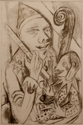 Pierrot avec masque