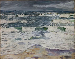 Paysage marin, vers 1907 (huile sur toile)