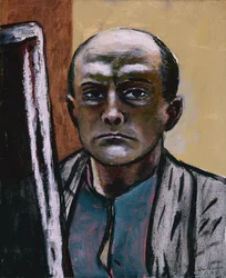 Autoportrait en Olive et Brun