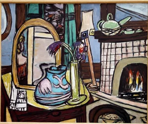 Nature morte avec mouettes par Max Beckmann (1884-1950)