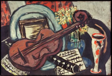 Nature morte avec violon et flûte