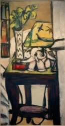 Nature morte avec lampe de nuit