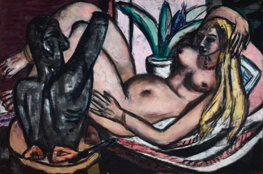 Studio (Nu féminin et sculpture)