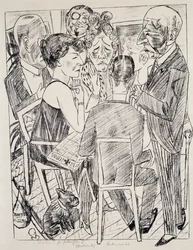 Le déçu I, par Max Beckmann (1884-1950)
