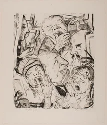 Les Bâilleurs, planche 7 du portfolio « Visages »