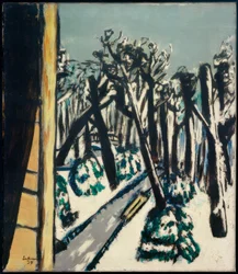 Jardin zoologique en hiver