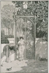 À la porte, planche 3 de la série «Un amour : Opus X»