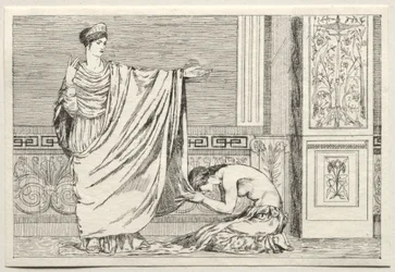 Cupidon et Psyché : Psyché et Junon