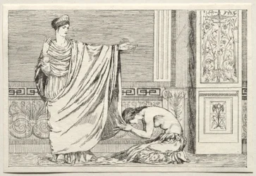 Cupidon et Psyché : Psyché et Junon, 1880