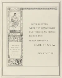 Dédicace, 1883