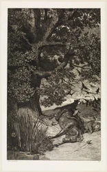 Cavalier tombé (Intermezzi, opus IV, planche 11)