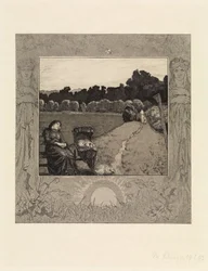 Enfant (De la mort, première partie, opus XI, planche 5)