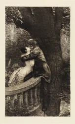 Baiser (Dans le parc) (Un amour, Opus X, planche 4)