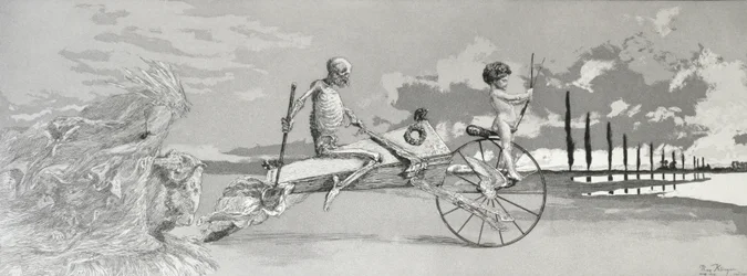 Amour, Mort et Au-delà, 1881, planche XII de 