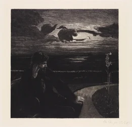 Nuit (De la mort, première partie, opus XI, planche 1)