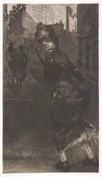 Dans la rue, planche neuf de Une Vie