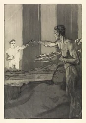 Philosophe (Sur la mort, deuxième partie, opus XI, feuille 4)