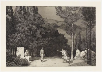 Pyrame et Thisbé III (Sauvetages de victimes ovidiennes, opus II, planche 4)