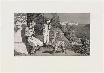 Pyrame et Thisbé II (Sauvetages de victimes ovidiennes, opus II, planche 3)