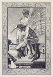 Vénus présente Psyché à Cupidon, planche 4 de la série « Cupidon et Psyché : Opus V »