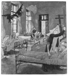 De la mort II - Planche 5 : La peste