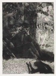 Le magicien et le chevalier (La Tente, Opus XIV, 2e partie, n° 34)
