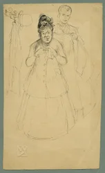 Scène dans une loge