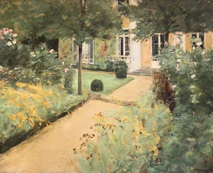 Berlin-Wannsee, Max Liebermann, jardin potager près de la villa