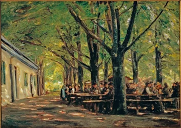 Brasserie en plein air à Brannenburg