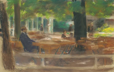 Biergarten à Laren, vers 1903
