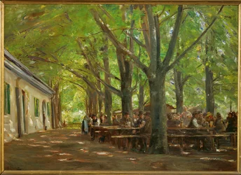 Auberge de campagne à Brannenburg (peinture sur toile)