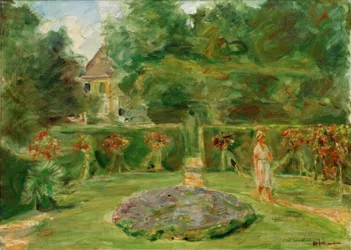 Le rond-point dans le jardin de haies