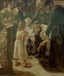 Le Jésus de douze ans dans le temple