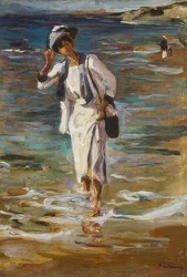 Femme sur la plage