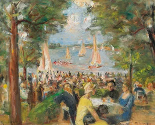 Restaurant-jardin sur la Havel, 1934