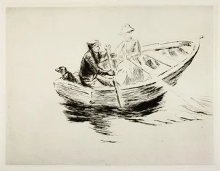 Dans la barque