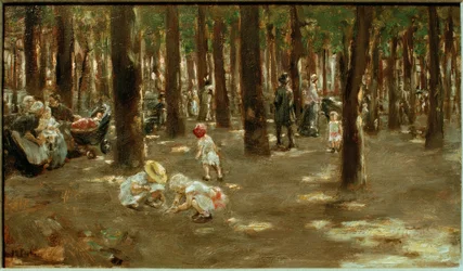 Aire de jeux pour enfants dans le Tiergarten à Berlin