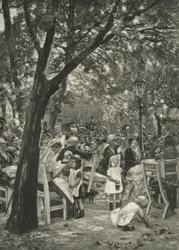 Liebermann, Concert dans un jardin de bière