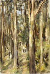 Pique-nique dans les bois