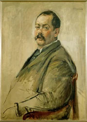 Portrait du peintre Lovis Corinth (peinture sur toile)