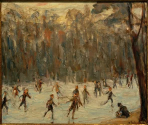 Patineurs au Tiergarten