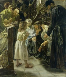 Jésus âgé de douze ans dans le Temple