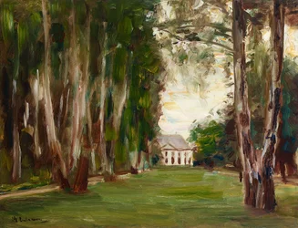 Jardin du Wannsee avec villa