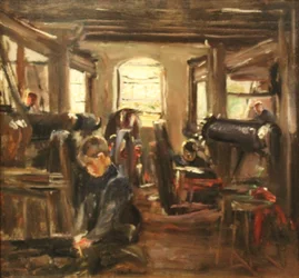 usine de tissage à Laren