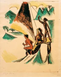 Bateau à balancier (des mers du Sud)
