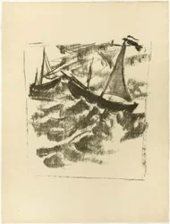 Les bateaux dans la tempête, extrait de L