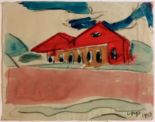 Maison sur la plage (bains publics)