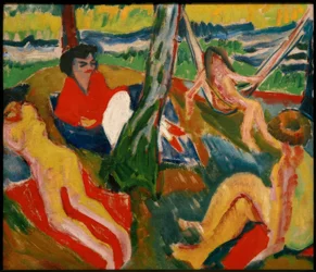 Scène dans la forêt
