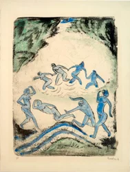 La danse (Danseurs et baigneurs à l